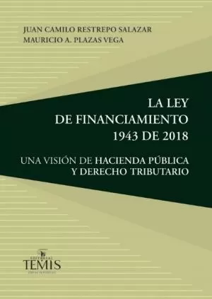 Carátula de La Ley de financiamiento (Ley 1943 de 2018)