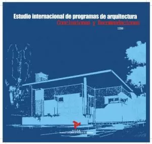 Carátula de Estudio Internacional de Programas de Arquitectura