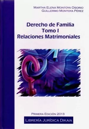 Carátula de Derecho de Familia Tomo I. Relaciones Matrimoniales