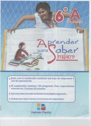 Carátula de Aprender Para Saber Grado 6°