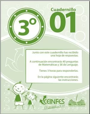 Carátula de Simulacro Saber 3°