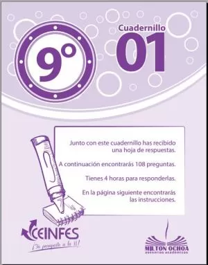 Carátula de Simulacro Saber 9°