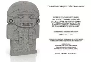 Carátula de Cien años de arqueología en Colombia