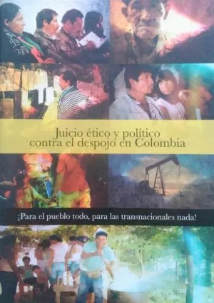 Carátula de Juicio ético y político contra el despojo en Colombia