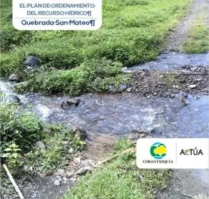 Carátula de El plan de ordenamiento del recurso hídrico quebrada San Mateo