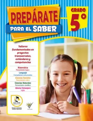 Carátula de Prepárate para el Saber Grado 5°