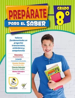 Carátula de Prepárate para el Saber Grado 8°