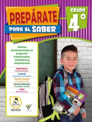 Carátula de Prepárate para el Saber Grado 4°
