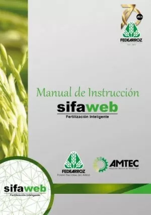 Carátula de Manual de instrucción sifaweb