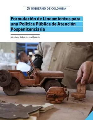 Carátula de Formulación de lineamientos para una política pública de atención pospenitenciaria