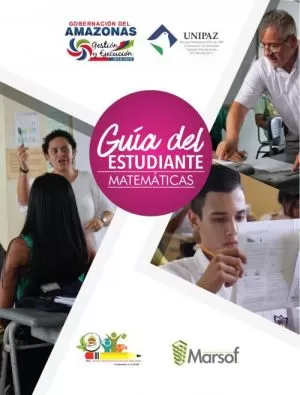 Carátula de Guia del Estudiante Matematicas