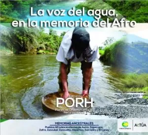 Carátula de La voz del agua en la memoria del afro
