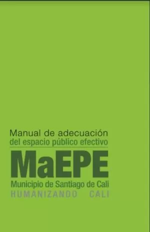 Carátula de Manual de adecuación del espacio público efectivo