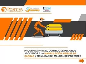 Carátula de Programa para el control de peligros asociados a la manipulación manual de cargas y movilización manual de pacientes