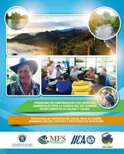 Carátula de Programa de compensación por servicios ambientales cuenca del río Guarinó departamentos de Caldas y Tolima
