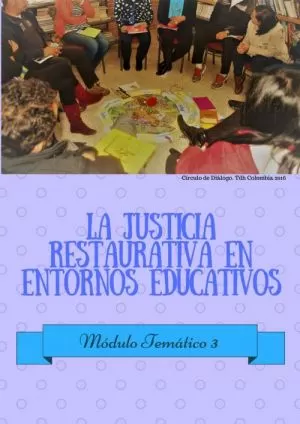 Carátula de La Justicia Restaurativa en Entornos Educativos