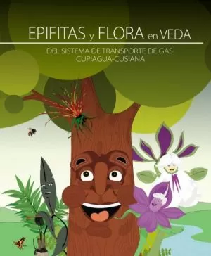 Carátula de Epífitas y flora en veda del sistema de transporte de gas Cupiagua-Cusiana