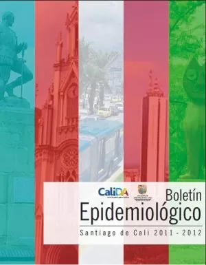 Carátula de Boletin Epidemiologico Santiago de Cali 2011-2012