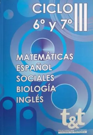 Carátula de Ciclo III de Básica (Grados 6 y 7)