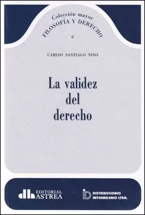 Carátula de La Validez del Derecho