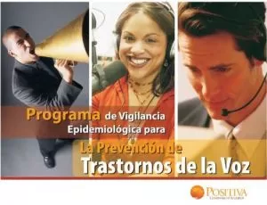 Carátula de Programa de vigilancia epidemiológica para la prevención de trastornos de la voz