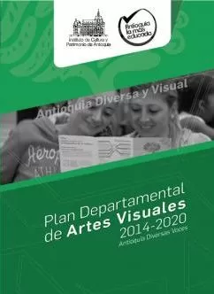 Carátula de Plan Departamental de Artes Visuales 2014-2020