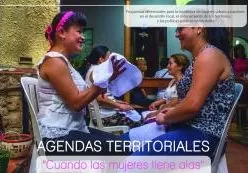 Carátula de Cuando las Mujeres tienen Alas. Agendas Territoriales de las Mujeres de Medellín