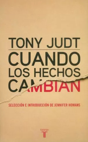 Carátula de Cuando los hechos cambian