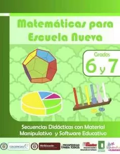 Carátula de Matemática para Escuela Nueva