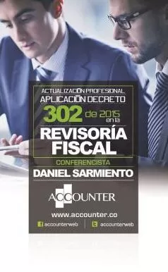 Carátula de DVD Aplicación Decreto 302 de 2015 en la Revisoría Fiscal