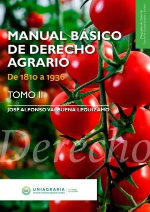 Carátula de Manual Básico de Derecho Agrario II