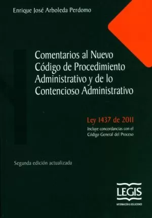 Carátula de Comentarios al Nuevo Código de Procedimiento Administrativo y de lo Contencioso Administrativo