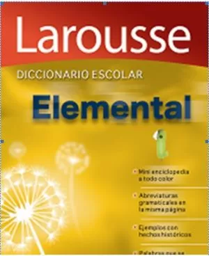 Carátula de Diccionario Escolar Elemental