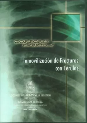 Carátula de Inmovilización de fracturas con férulas