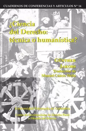 Carátula de Ciencia del Derecho: Técnica o Humanística
