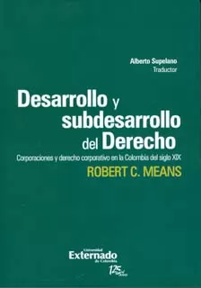 Carátula de Desarrollo y Subdesarrollo del Derecho