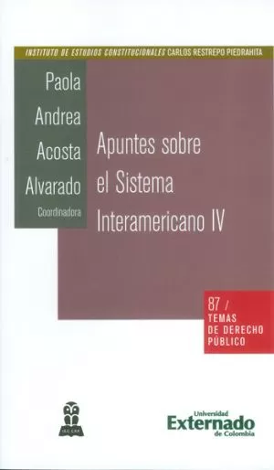Carátula de Apuntes Sobre el Sistema Interamericano IV