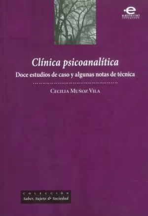 Carátula de Clínica psicoanalítica