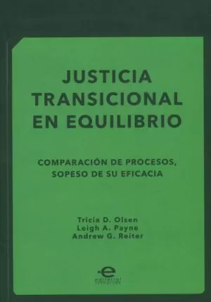 Carátula de Justicia transicional en equilibrio