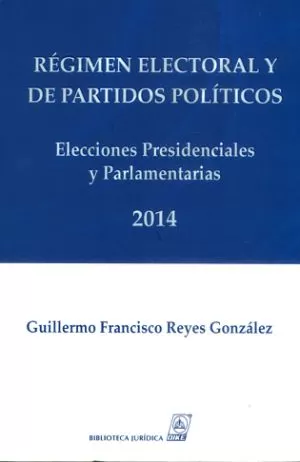 Carátula de Régimen electoral y de partidos políticos