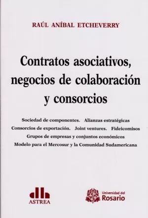 Carátula de Contratos asociativos, negocios de colaboración y consorcios