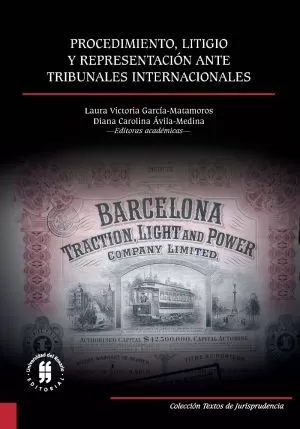 Carátula de Procedimiento, litigio y representación ante tribunales internacionales