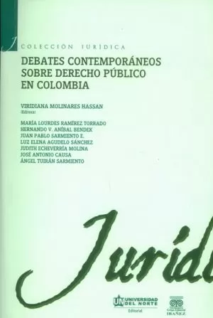 Carátula de Debates contemporáneos de Derecho Público en Colombia