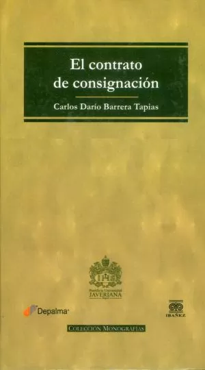 Carátula de El contrato de consignación