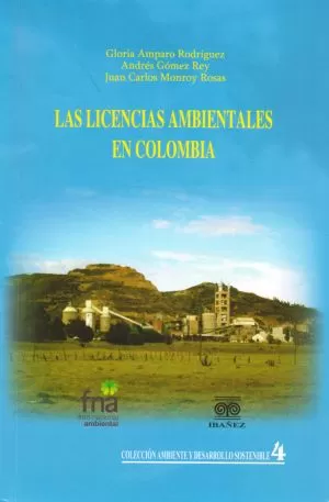 Carátula de Las licencias ambientales en Colombia