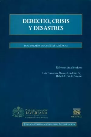 Carátula de Derecho, crisis y desatres