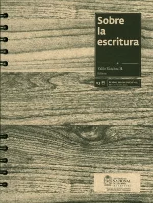 Carátula de Sobre la escritura