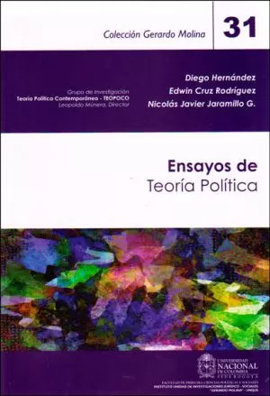 Carátula de Ensayos de teoría Politica