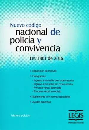 Carátula de Nuevo Código Nacional de Policía y Convivencia