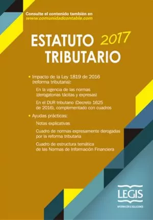 Carátula de Estatuto Tributario 2017